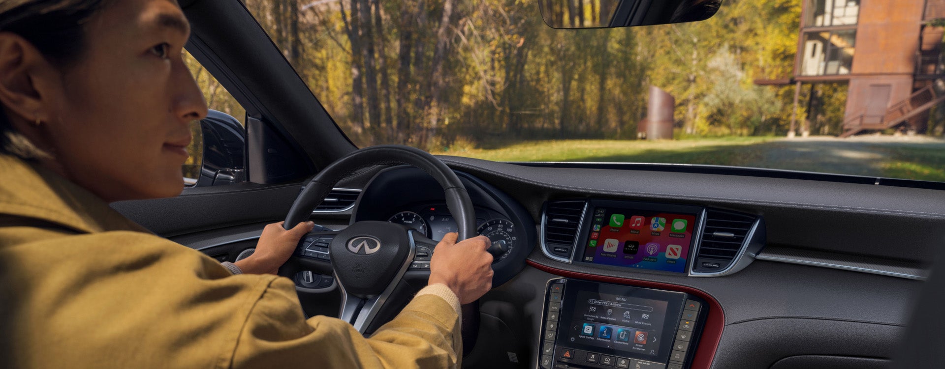 Interior de vehículos infiniti