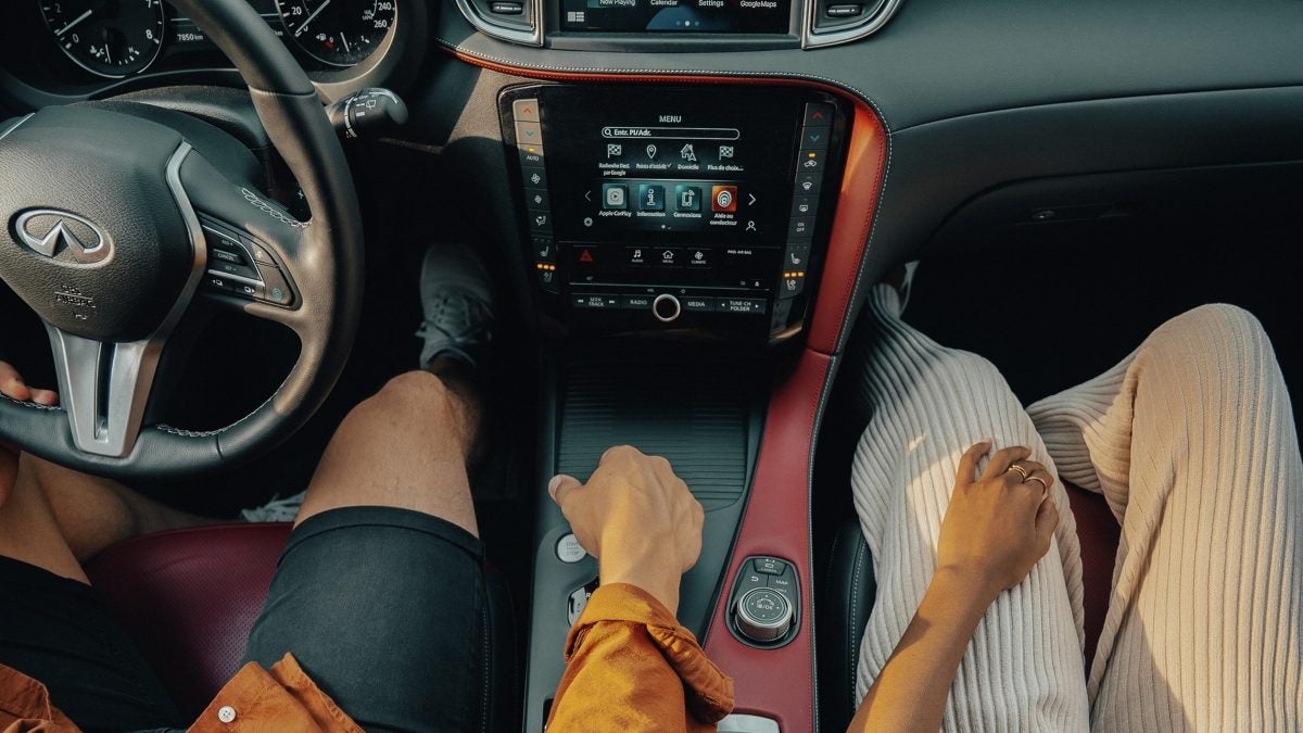 Interior de vehículos infiniti