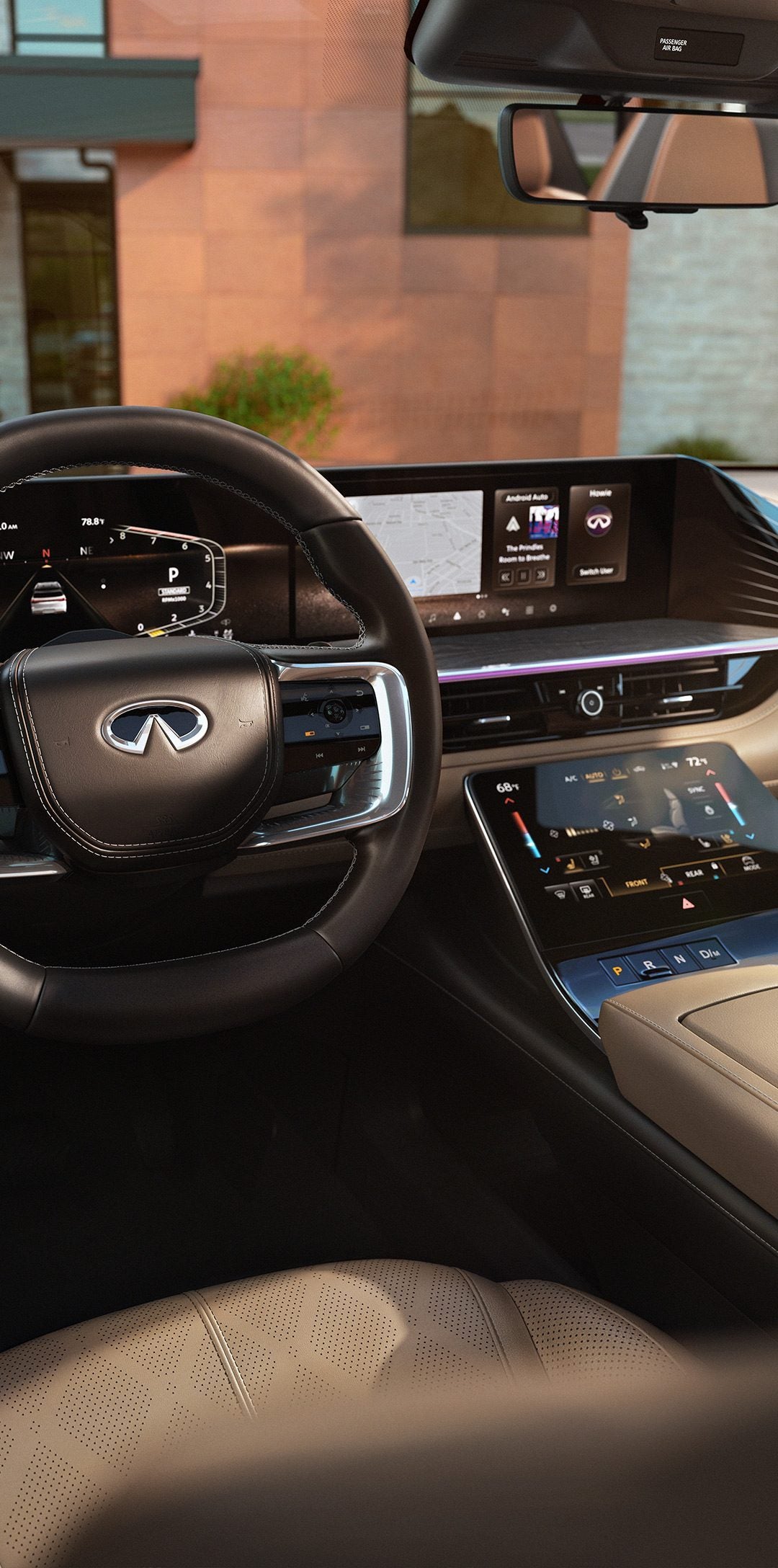 Interior view of 2025 INFINITI QX80